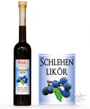 Schlehenlikör 18% vol. 0,5 Liter Bieberbach